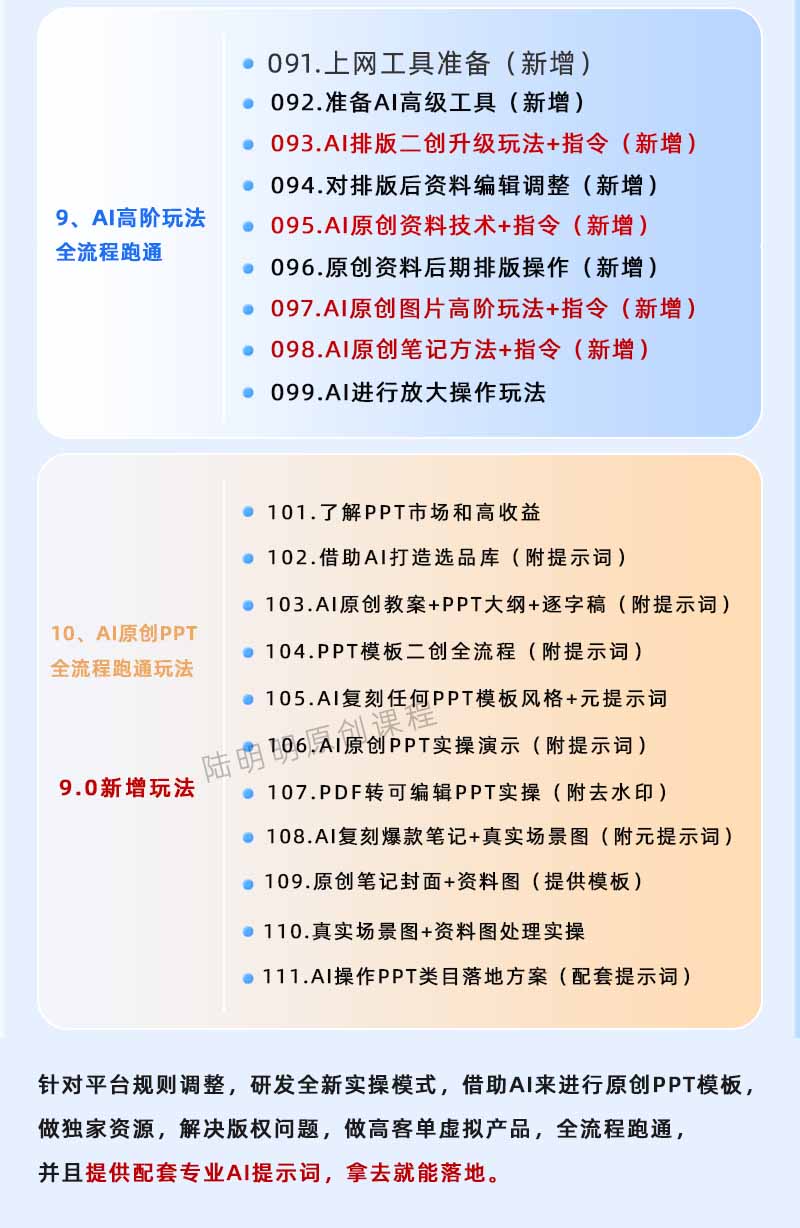 小红书虚拟项目特训班9.0,全面拥抱AI,批量产出原创PPT货源,单品/单店纯利润几万到几十W-猴哥VIP资源站