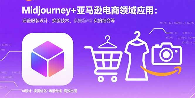 Midjourney+电商领域商业应用：涵盖服装设计、换脸技术、实拍结合等-猴哥VIP资源站