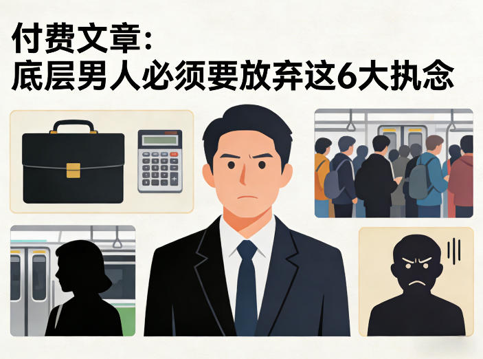 付费文章:底层男人必须要放弃这6大执念-猴哥VIP资源站