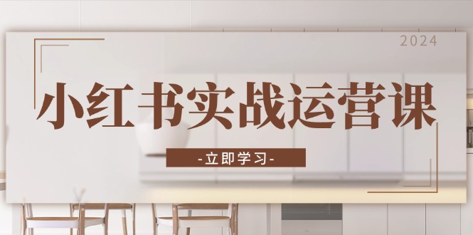 小红书实战运营课：从开通店铺到直播话术，打造爆款笔记与高效直播-猴哥VIP资源站