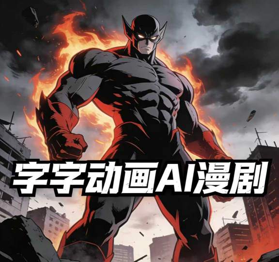 字字动画AI漫剧2026年第1期系统课程，小白看完就能学会实操的漫剧课，单人月收1-3W-猴哥VIP资源站