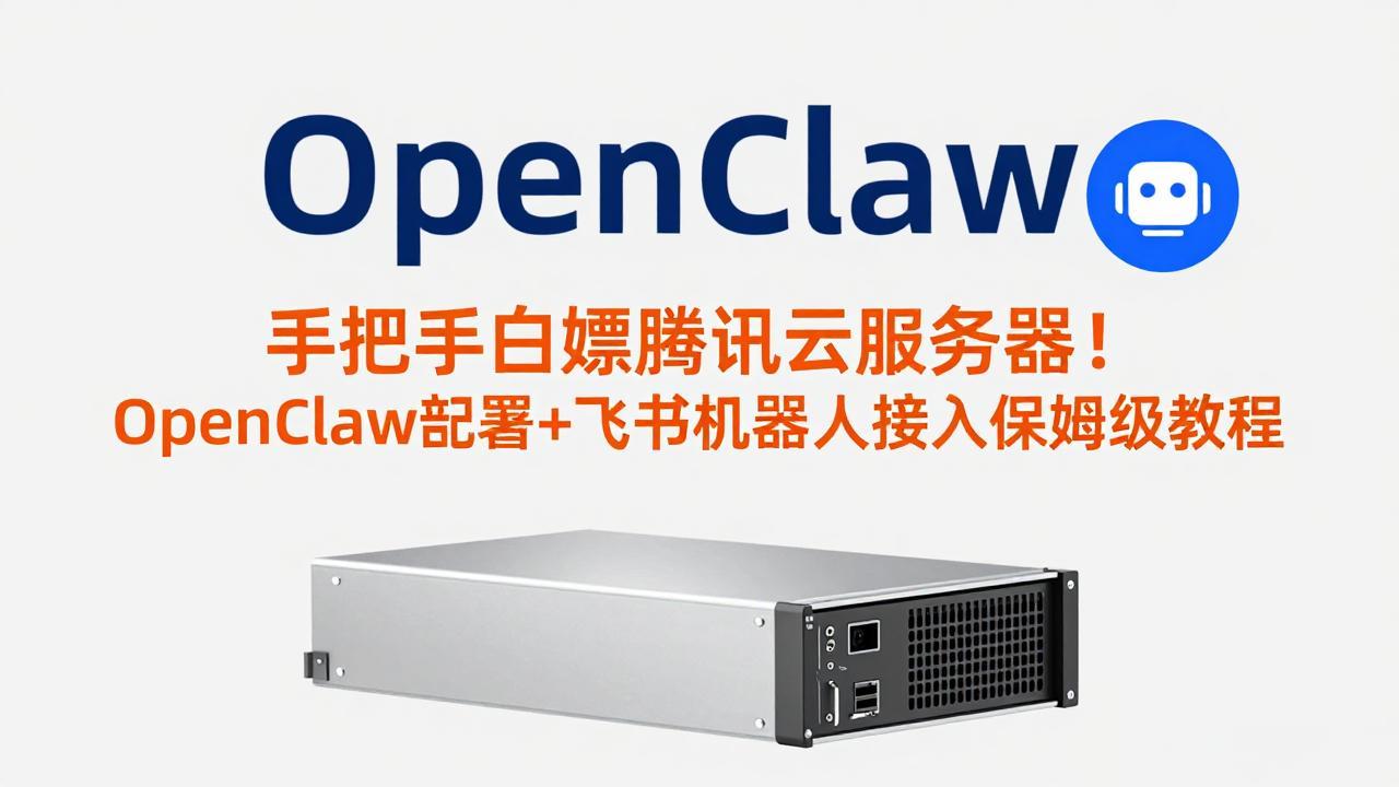 手把手白嫖腾讯云服务器！OpenClaw部署+飞书机器人接入保姆级教程-猴哥VIP资源站