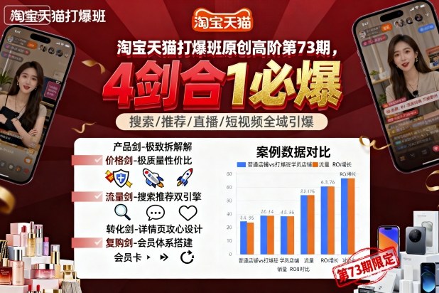 淘宝天猫打爆班原创高阶第73期，4剑合1必爆-猴哥VIP资源站