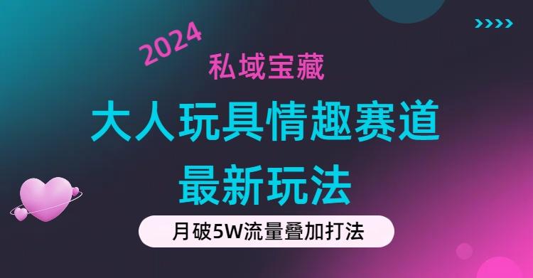 私域宝藏：大人玩具情趣赛道合规新玩法，零投入，私域超高流量成单率高-猴哥VIP资源站