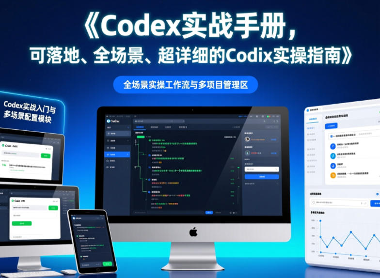 Codex实战手册,可落地、全场景、超详细的Codex实操指南-猴哥VIP资源站