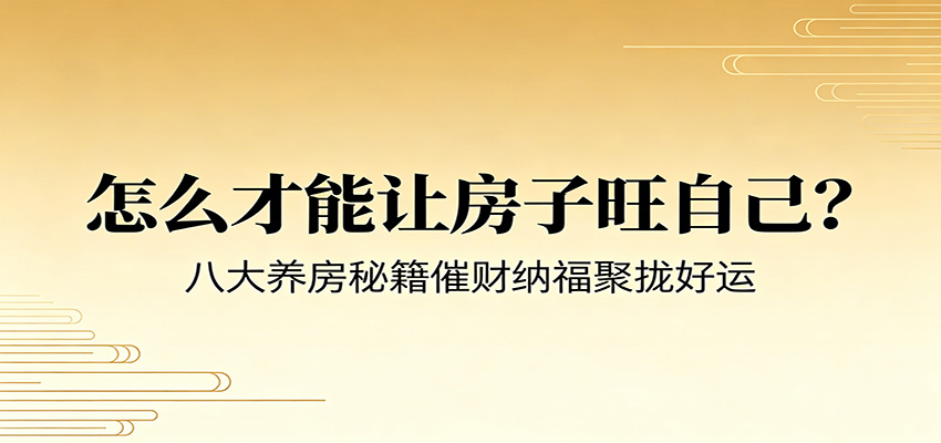 付费文章《怎么才能让房子旺自己？》八大养房秘籍催财纳福聚拢好运-猴哥VIP资源站