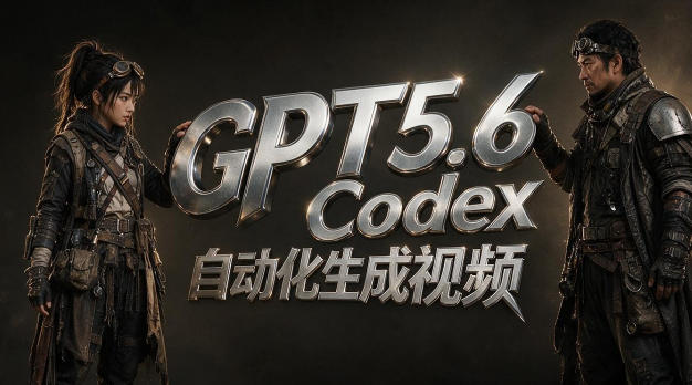 GPT5.6+Codex自动化视频生成:提示词设计×角色设定×封面海报×工作流思路,高效产出AI视频-猴哥VIP资源站