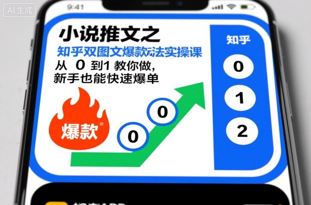 小说推文之知乎双图文爆款玩法实操课，从0到1教你做，新手也能快速爆单-猴哥VIP资源站
