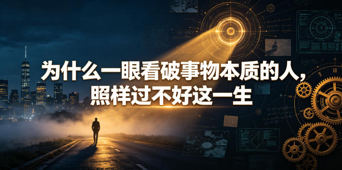 付费文章:为什么一眼看破事物本质的人,照样过不好这一生-猴哥VIP资源站