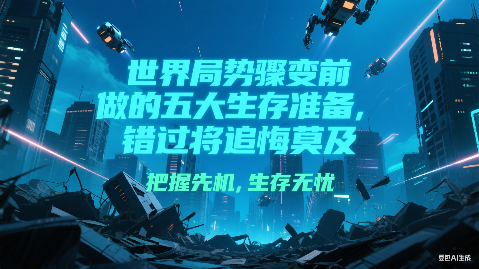 付费文章《世界局势骤变前必做的五大生存准备，错过将追悔莫及》-猴哥VIP资源站