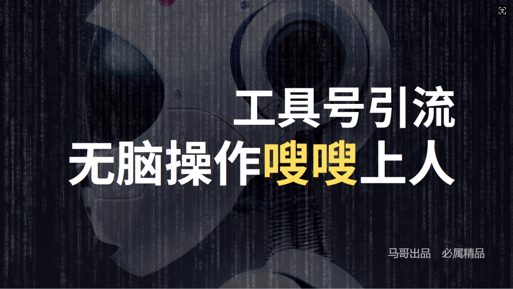 24年抖音最新工具号日引流300+创业粉,日入5000+-猴哥VIP资源站