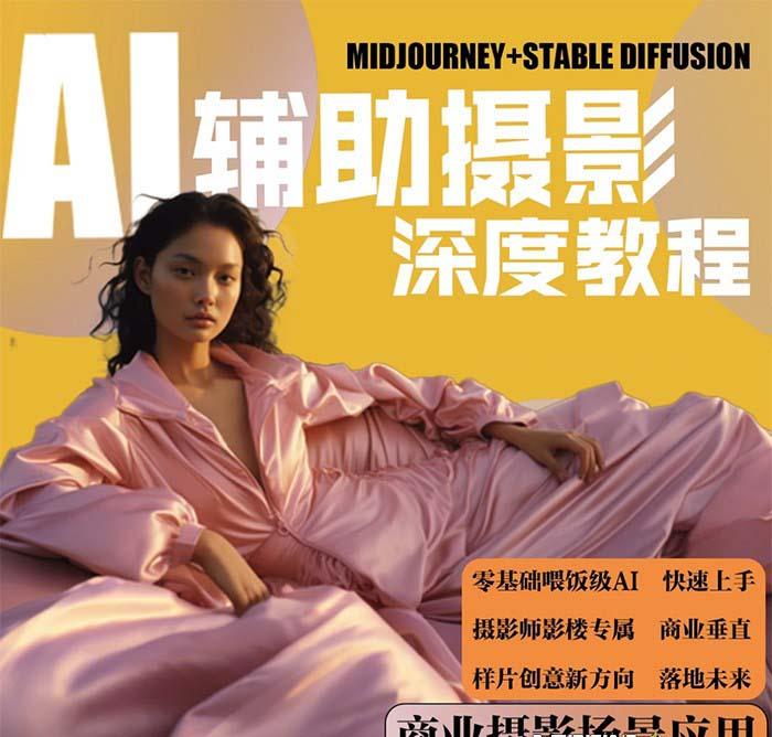 (8727期)2024年AI辅助摄影人工智能商业应用摄影课程(37节课)-猴哥VIP资源站