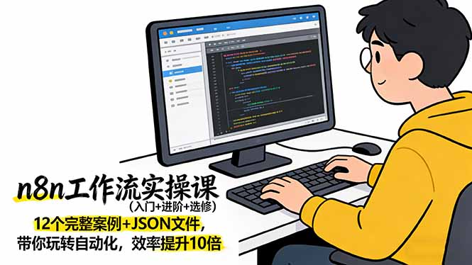 n8n工作流实操课(入门+进阶+选修-猴哥VIP资源站