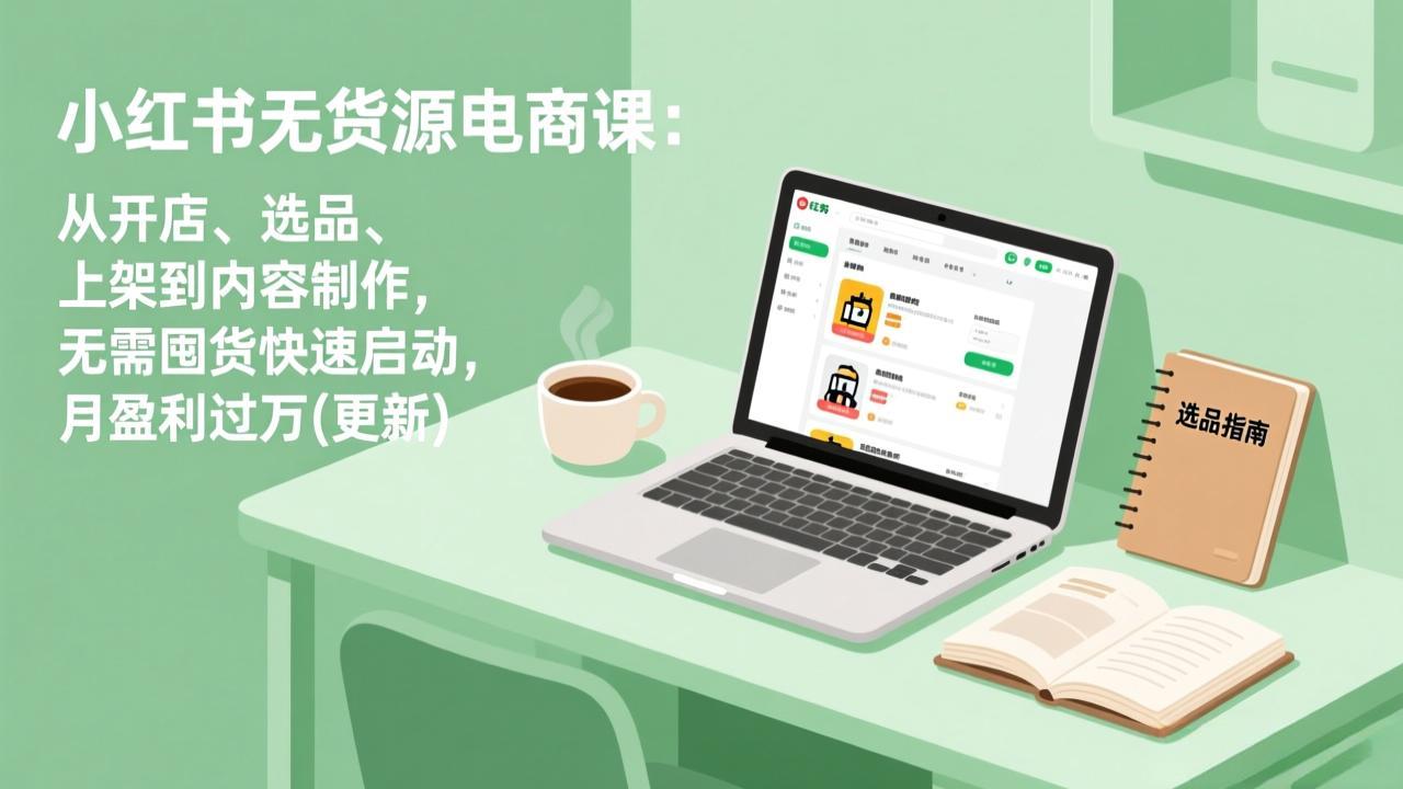小红书无货源电商课(6月22更新-猴哥VIP资源站